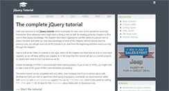 Desktop Screenshot of jquery-tutorial.net