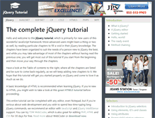 Tablet Screenshot of jquery-tutorial.net